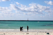 가을 바다 산책