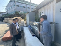 광주지방조달청장, 혁신제품 지정 기업 청호환경개발 방문