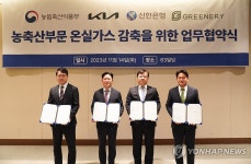 농축산 부문 온실가스 감축을 위한 업무협약식