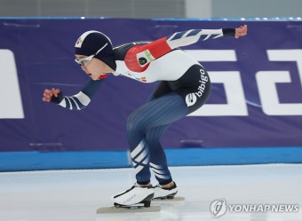 빙속 김민선, 월드컵 2차 대회 500ｍ 2차 레이스 은메달