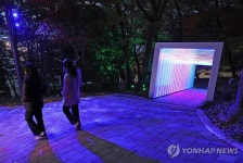 사직 빛의 숲에서 산책