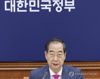 임시 국무회의 개회하는 한덕수 국무총리