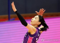 서브 성공 200개 달성 앞둔 김연경