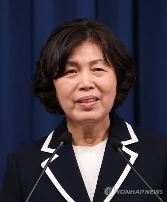 소감 말하는 강정애 국가보훈부 장관 후보자