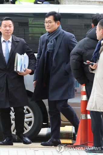 송영길 전 대표, 영장 심사 출석