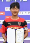 포항여전자고 박제아 선수, 일본 여자프로축구팀 진출