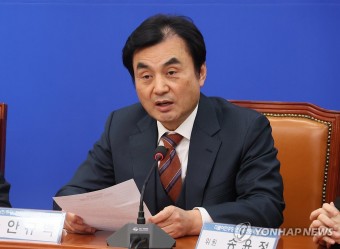 발언하는 안규백 전략공천관리위원장