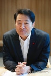 연합뉴스와 인터뷰하는 오세훈 서울시장