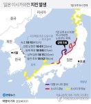 [그래픽] 일본 이시카와현 지진 발생(종합)
