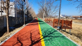 [함안소식] 칠원읍 광려천변 산책로 정비공사 완료