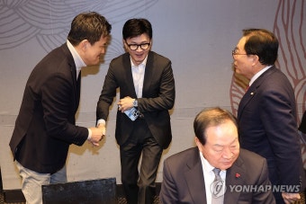 오찬회동하는 한동훈 비대위원장