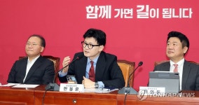 발언하는 한동훈 비대위원장