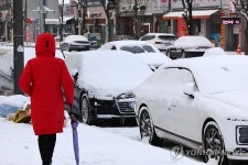 눈 내린 광주