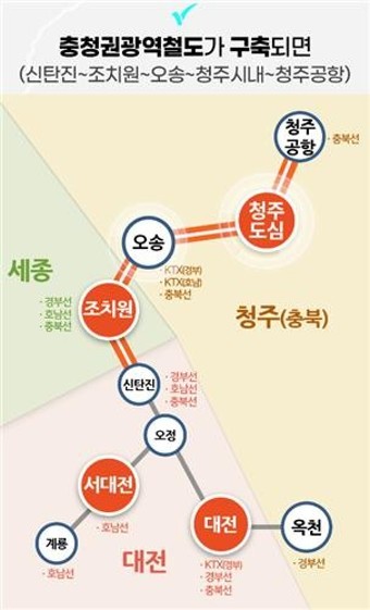 충청권 광역급행열차 도입…청주 도심통과 철도 앞당기나