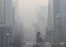 뿌옇게 보이는 반포대로