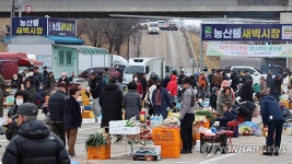 강릉 농산물새벽시장 새벽부터 북적