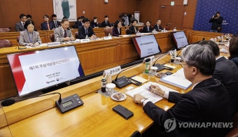 무상 개발 협력 전략회의에서 인사말 하는 강인선 외교부 2차관