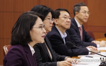 무상 개발 협력 전략회의에서 인사말 하는 강인선 외교부 2차관