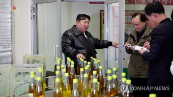 김정은, 김화군 지방공업공장 현지지도