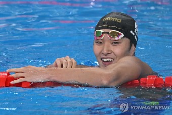 김우민, 세계수영선수권 자유형 400ｍ 금메달…박태환 후 13년만