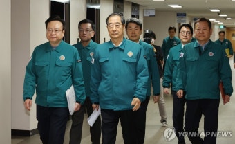의사 집단행동 관련 대국민 담화문 발표 나선 한덕수 총리