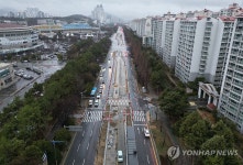 창원 S-BRT 공사 현장