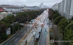 창원 S-BRT 공사 현장