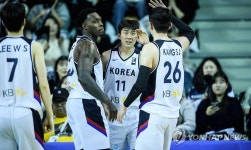 태국전 대승 거둔 한국 농구대표팀