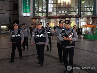 경기남부경찰 기동순찰대 서현역 순찰