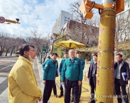 이한경 본부장, 안양남초등학교 통학로 안전 점검