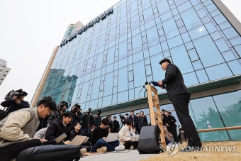 사직 전공의 류옥하다 씨 기자회견