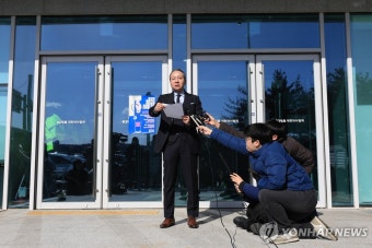 압수수색 관련 입장 밝히는 주수호 의협 비대위 언론홍보위원장