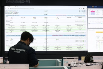 수도권 긴급 대응 응급의료 상황실