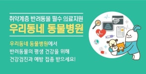 강동구, 취약계층 반려동물 의료비 지원…가구당 최대 2마리