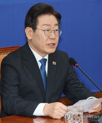 이재명 대표, 총선 관련 회견