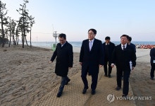 강릉 연안정비사업 현장 방문한 강도형 해양수산부 장관