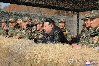 북한 김정은, 탱크병 대항훈련경기 지도