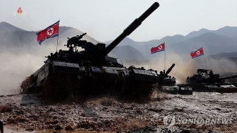 북한, 탱크병 대연합부대간 대항훈련 경기
