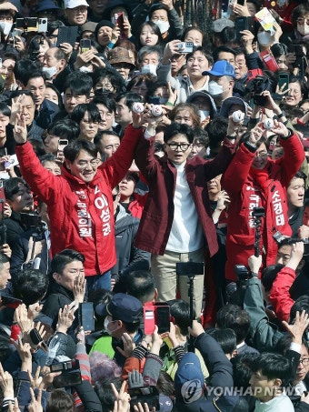 부산 사하 지원나선 한동훈 비대위원장