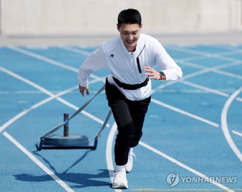 우상혁 '파리 올림픽을 향해'