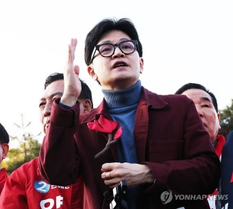 지지 호소하는 한동훈
