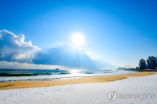 이국적인 속초 청호해변 풍경