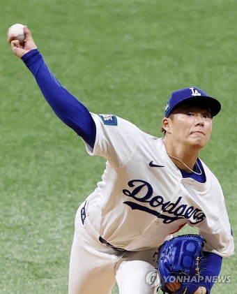 LA 다저스 선발, 야마모토 요시노부 MLB 데뷔전