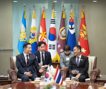 신원식 장관, 태국 국방부 장관 면담