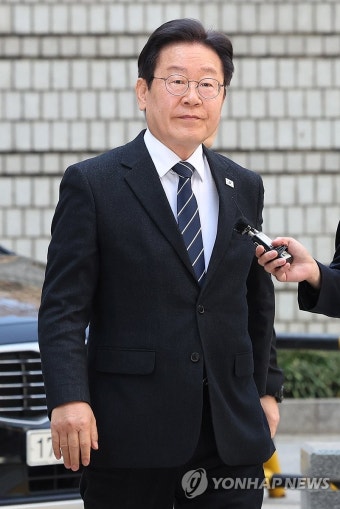 법정 향하는 이재명 대표