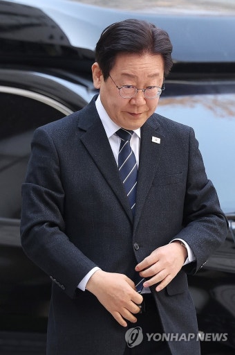 법정 향하는 이재명 대표