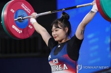 한지안, 국제역도 월드컵 여자 59급 21위…북한 김일경 2위
