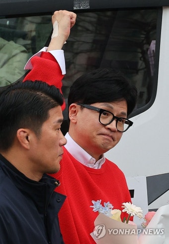 양산 지원유세 나선 한동훈 비대위원장