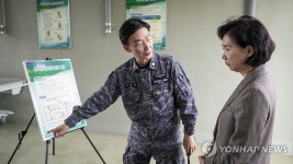 국군대전병원 방문한 지영미 질병관리청장