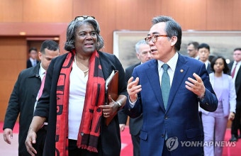 ‘조태열 장관과 토머스-그린필드 대사’ 면담